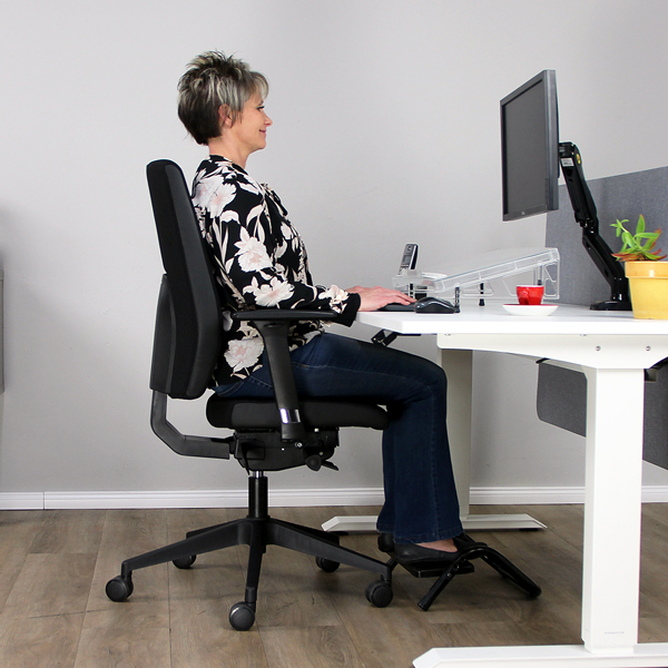 ortholux ergonomic office chair for short people